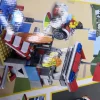 Educational children's granular building block plastic toy convertible Specification image